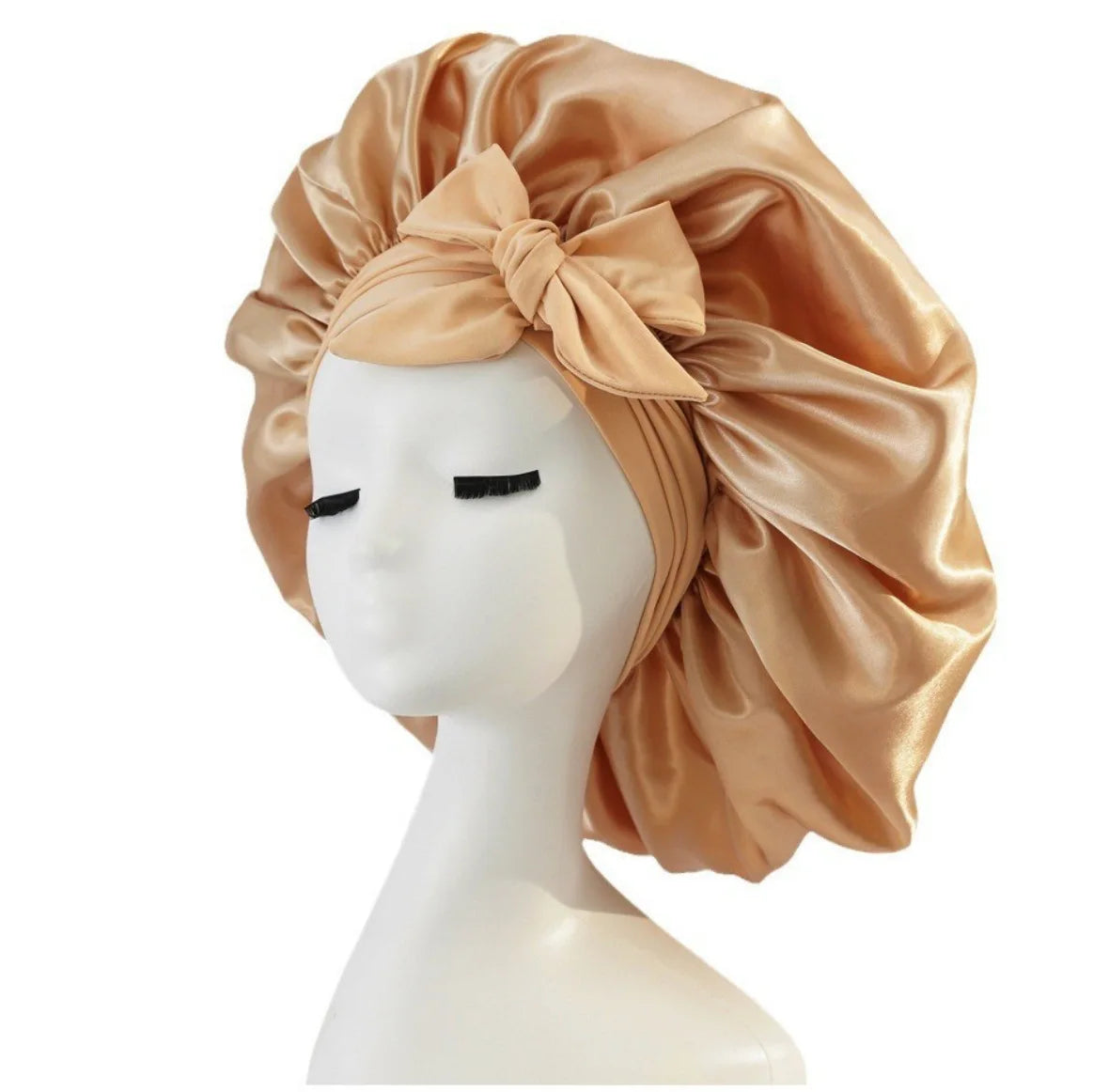 Silk satin Night Bonnet