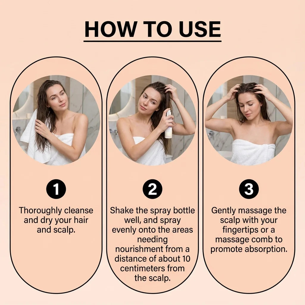 Nourishing hair moisturizer and Shine Spray