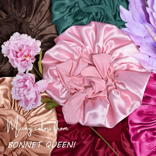 Silk satin Night Bonnet