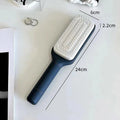 Retractable self -cleaning hair brush