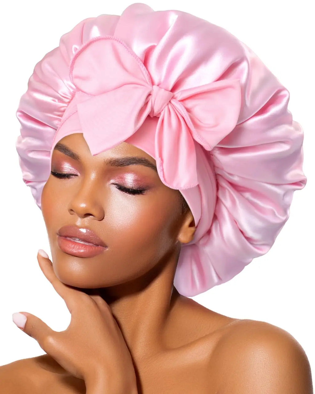 Silk satin Night Bonnet
