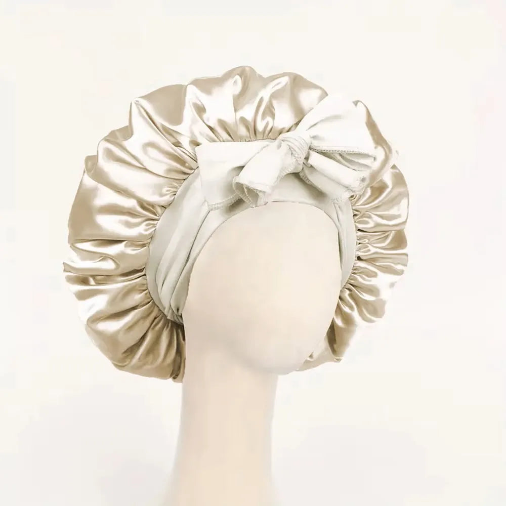 Silk satin Night Bonnet