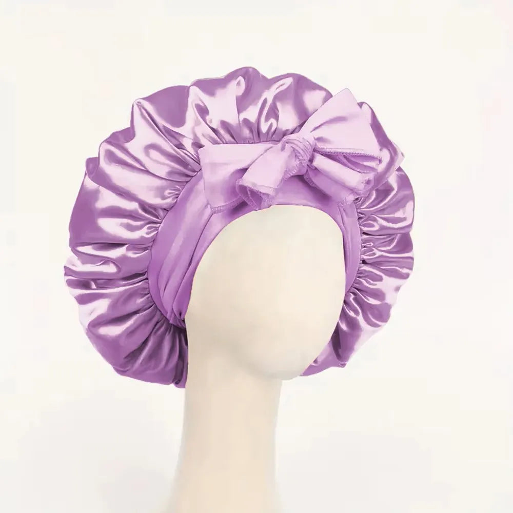 Silk satin Night Bonnet