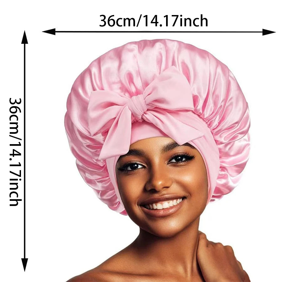 Silk satin Night Bonnet